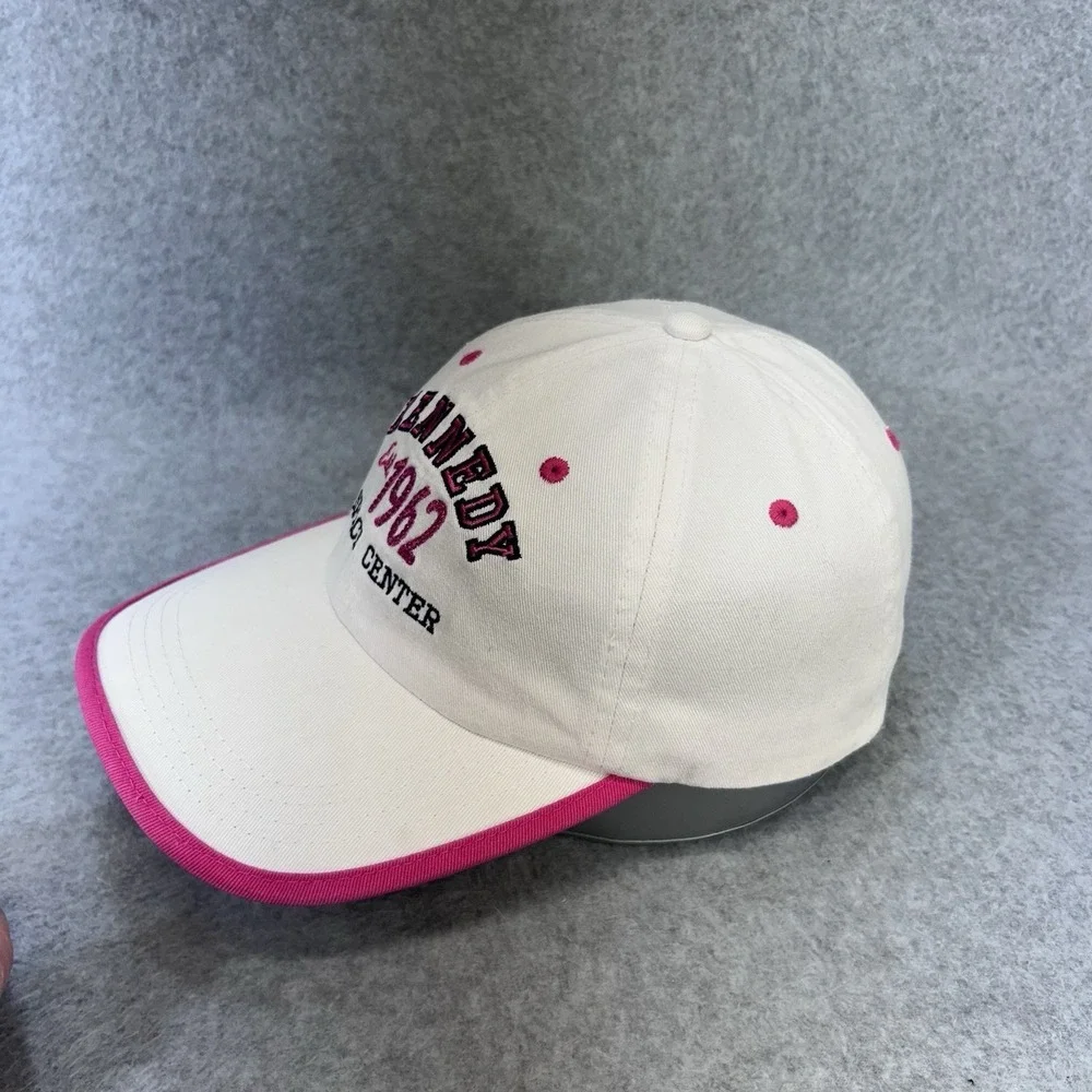 Kennedy Space Center Est 1962 Prairie‎ Mountain White Pink Cotton Strapback Cap